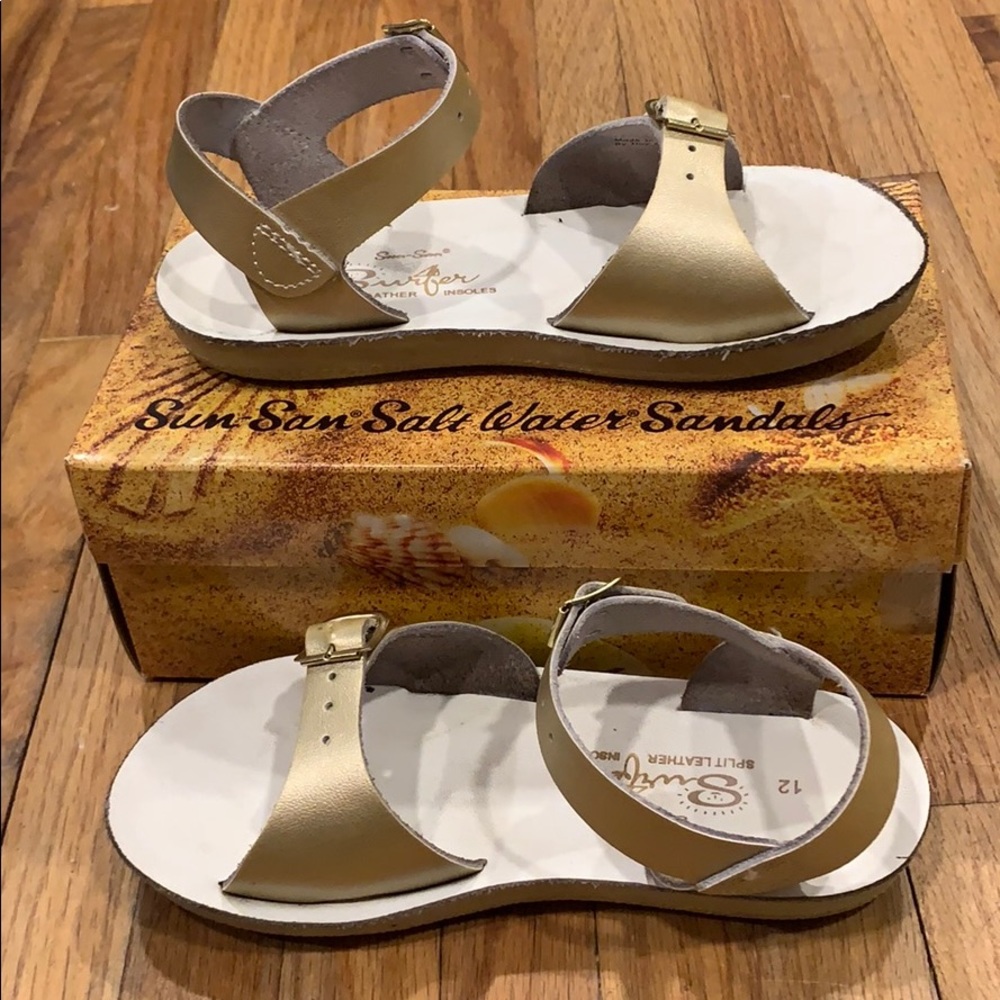 VGUC Sun-San Saltwater Surfer Sandals for Girls